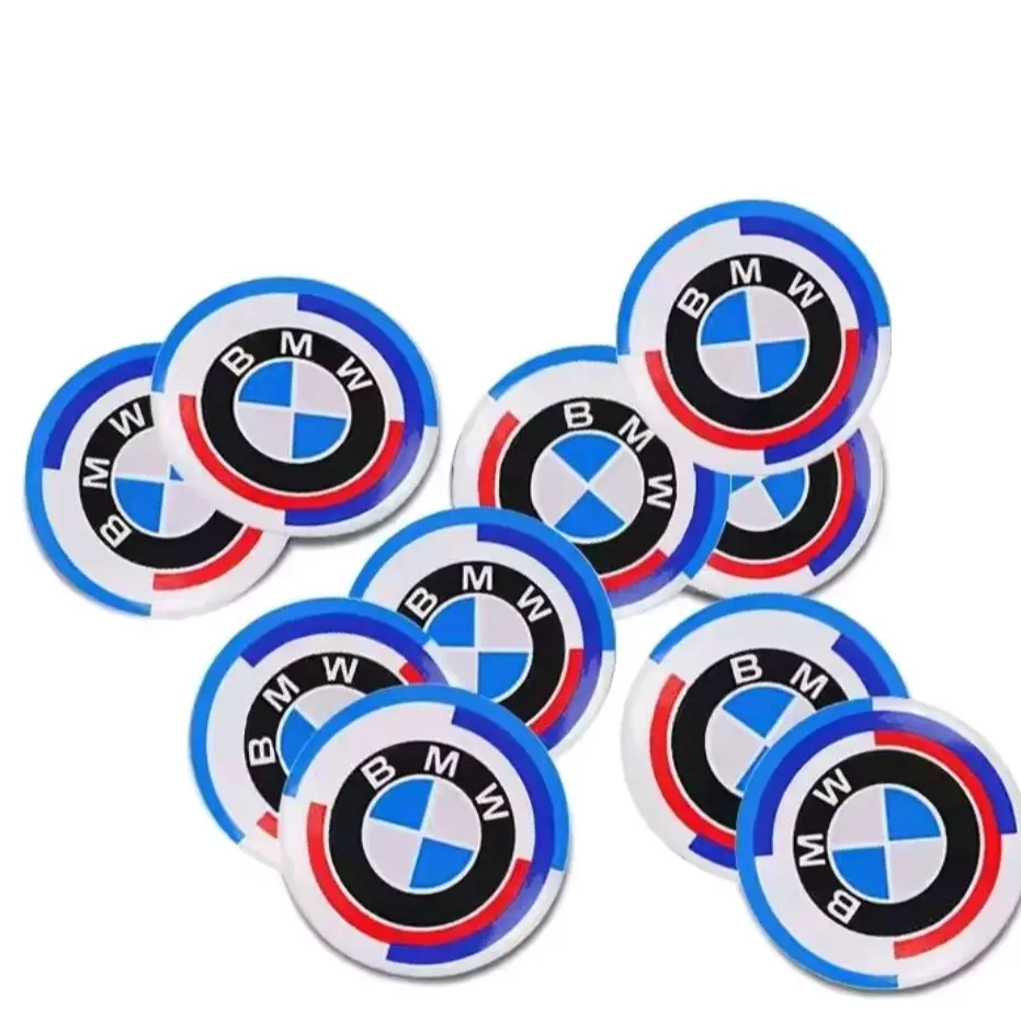 1 X BMW REMOTE KEY FOB 14mm LOGO EMBLEM BADGES STICKER