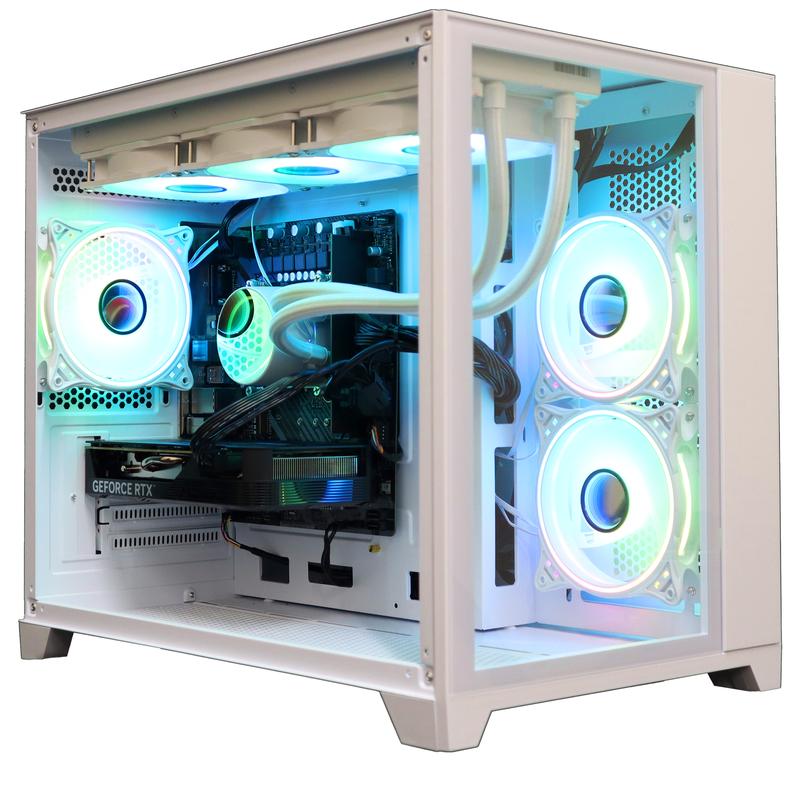 Fast Gaming PC - AMD Ryzen 7 5800X - 32GB DDR4 RAM - 1TB M.2 NVMe - 8GB NVIDIA RTX 4060Ti - WATER COOLED / ARGB 3