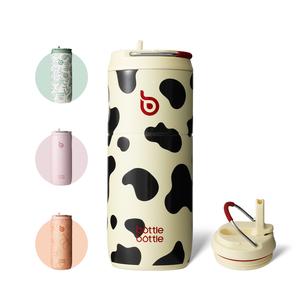 BOTTLE BOTTLE Insulated Water Bottle 500ML with Straw and Lid Stainless steel Sports Drink Flasks with Handle