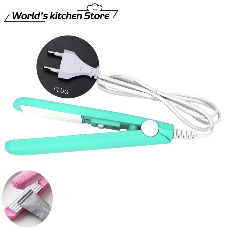 Mini Portable Heat Sealing Machine, Food Vacuum Sealer for Bags, Household Handheld Clips Sealer 2