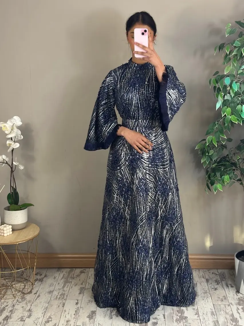 Blue Galaxy Gown
