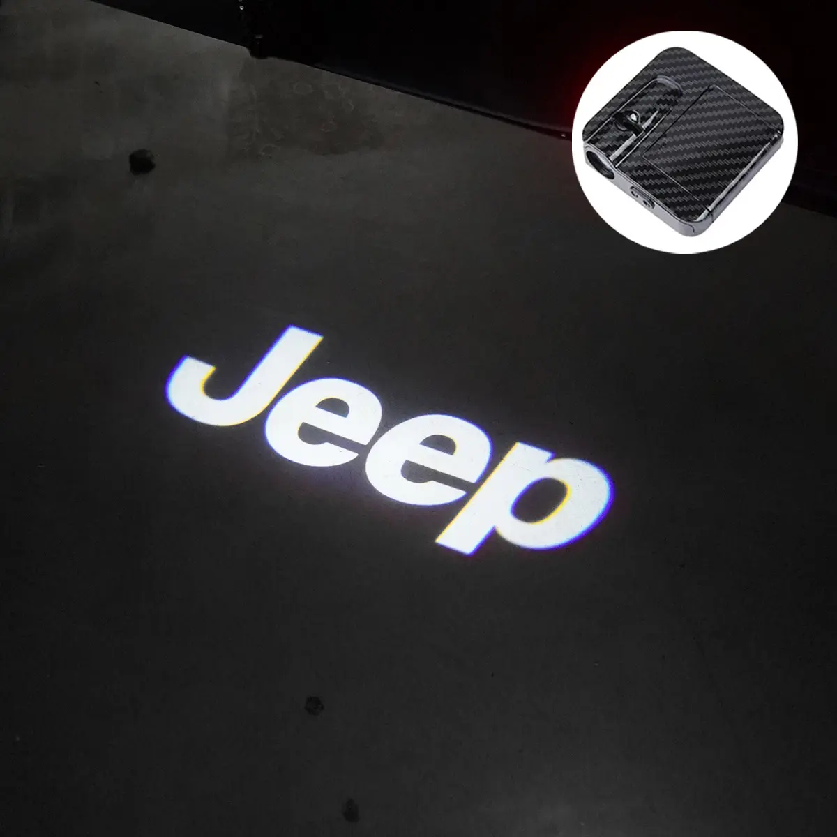 Led Universal Car Logo Door Welcome Light Wireless Projector Ghost Shadow Night Light For Jeep Renegade Cherokee Grand Wrangler
