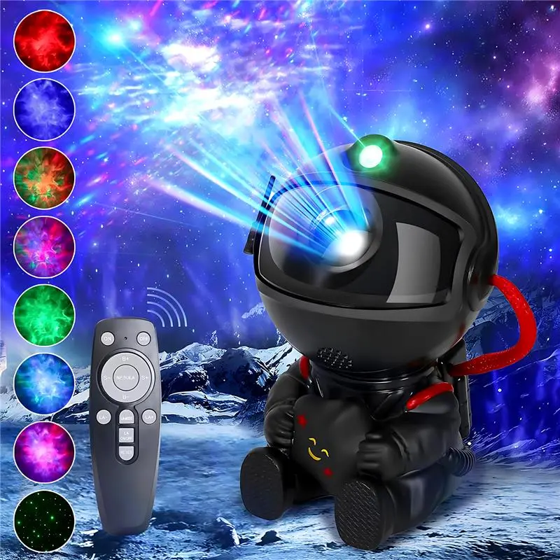 Astronaut Galaxy Star Projector - 7 Effects Night Light for Bedroom, Kids Room, Game Room, Home Theater - Remote Control and Timer - Portable and Innovative Design - Audio speakers  bluetooth astronaut  projector  light astronaut  projector 6