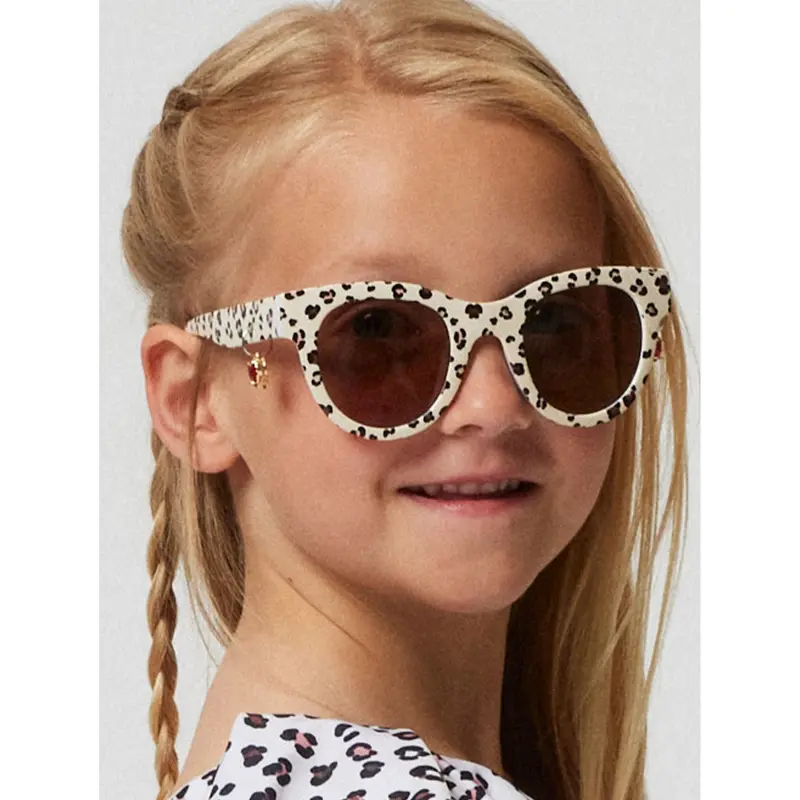 Girls Leopard Sunglasses With Case in Multicolour 1