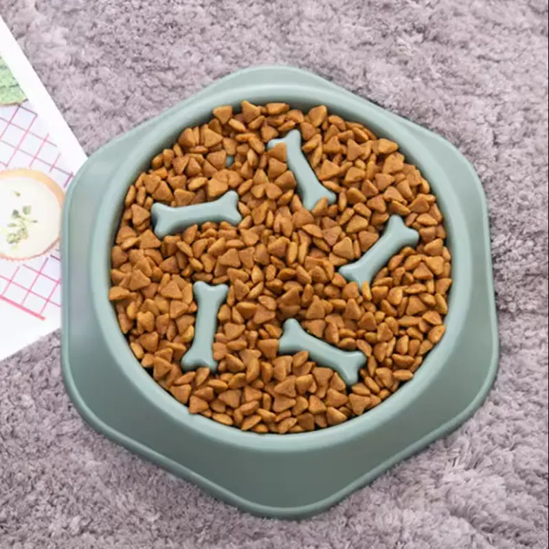 Pet Dog Cat Bowl Non Slip Stainless Steel Feeding Food Water Dish Travel Portable" 4
