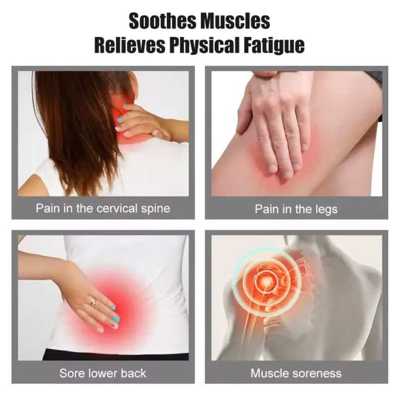 Fumkeys Mini Portable EMS Neck Massager Electric Neck Stretcher for Cervical Muscle Pain Relief and Shoulder Relaxation Massage Patch - Comfort 2