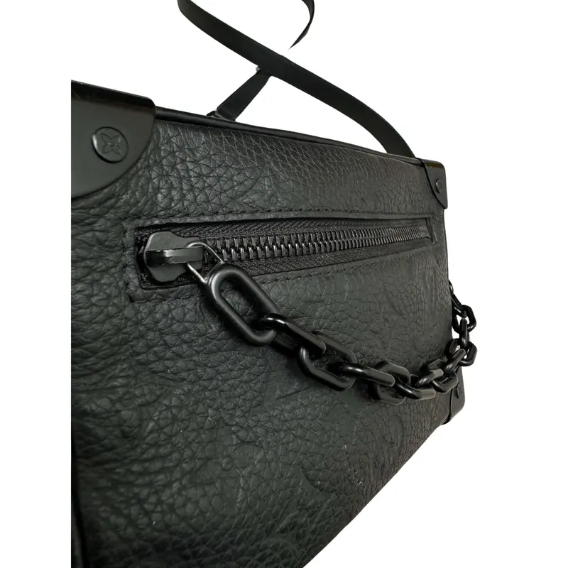 Preowned Louis Vuitton Mini Taurllion Monogram Soft Trunk - Black ONE SIZE 5