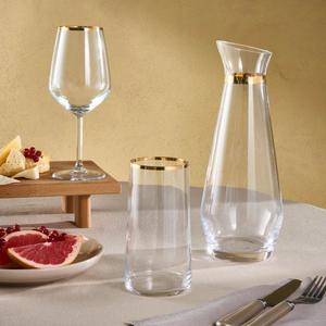 Karaca Orlando 25-Piece Mixed Glass Set for 12 Person, Clear