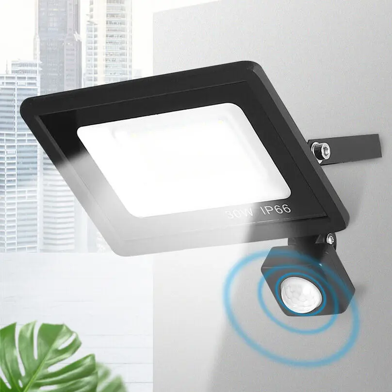 50W/72LED Outdoor Garden Floodlight with Sensor LED Motion Lights Waterproof