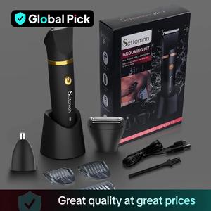 3 In 1 Electric Body Hair Trimmer, Cordless Groin Hair Trimmer For Men, Waterproof Electric Shaver, Multifunctional Hair Trimmer, Men's Hair Removal Tool, Great For Men's Daily Use, High Quality Trimmer