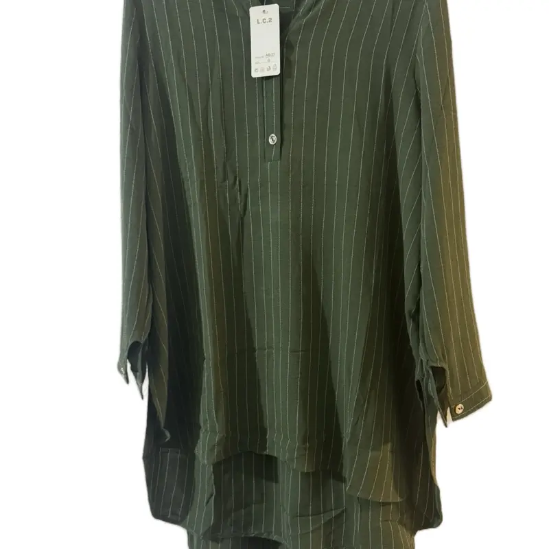 Stylish pinstripe co-ord set, perfect for versatility.