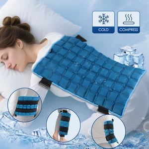 Ice Pack Reusable Hot Cold Compress for Knee Leg Neck Shoulder Back Ice Pad Cold Self-Absorbing Water Back Ices Bags 13x22 Inch