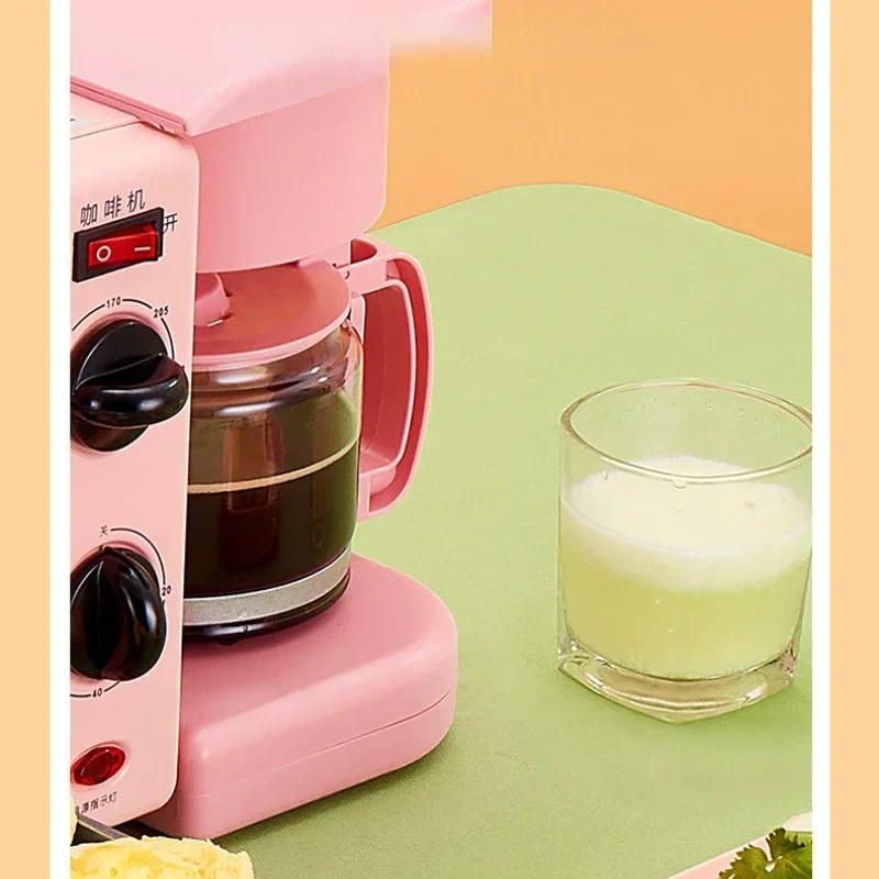 Multi-Functional  5in1 Breakfast Machine -  Microwave Oven Steaming and Baking Integrated Coffee Machine with Frying Pan kettle  tea air  fryers air  fryer  magic kettle smoothie  maker 1