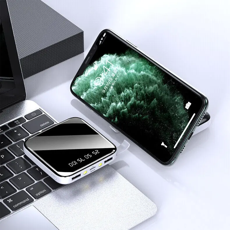 Mini Portable 10000mAh Power Bank Fast Charger Battery Pack USB for Mobile Phone battery power  bank  charger power  bank portable  battery wireless  power  bank 5
