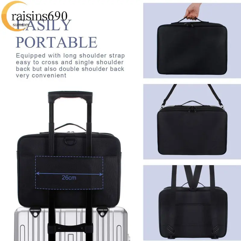 Extra Large Make Up Vanity Case Storage Box Organizer Cosmetic Travel Beauty Bag makeup 3