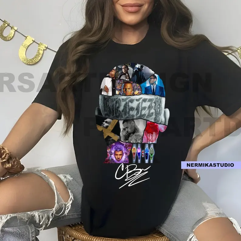 Chris Brown world tour shirt face Chris Brown the 1111 world Tour shirt Chris Brown t-shirt Chris Brown fan merch Chris Brown concert 0