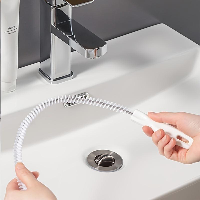 1pc Pipeline Dredging Brush - Sink Drain Overflow Cleaning Brush, Household Sewer Hair Catcher, Snake Hair Drain Clog Remover Cleaning Tool For Bath Tub, Kitchen Sink, Toilet Etc 4