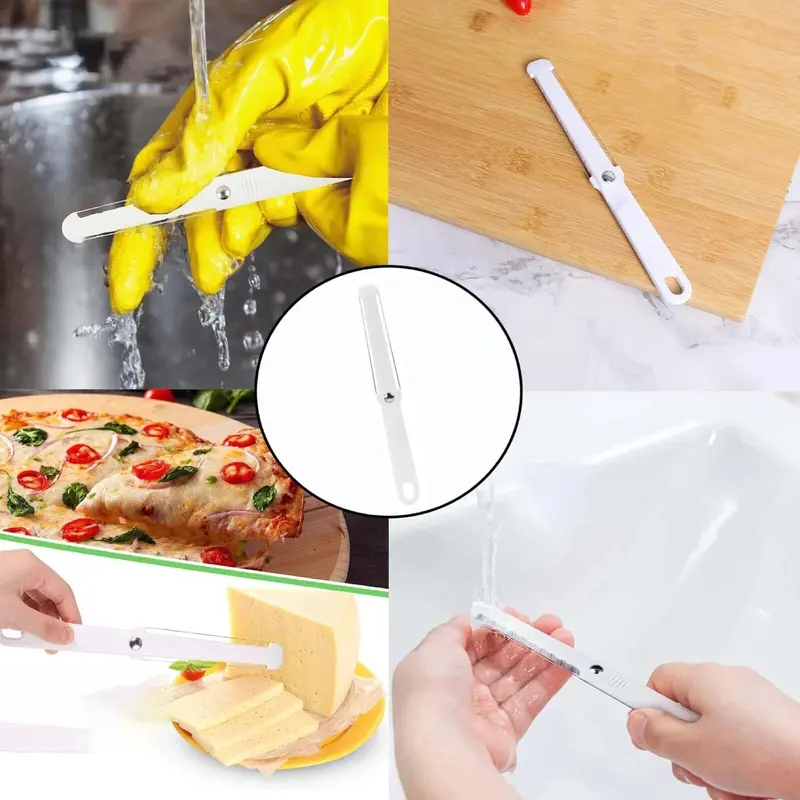 Cheese Slicer Thick & Thin Slices with Ease - Lightweight Plastic Cheese Cutter for Effortless Slicing & Versatile Use - Simple Design for Precision Slicing 4