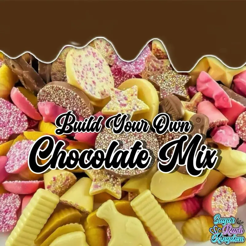 Sugar Rush Kingdom - Build Your Own Chocolate Mix *READ DISCLAIMER* (Minimum Order 300G - 3 selections) Candy Chocolate