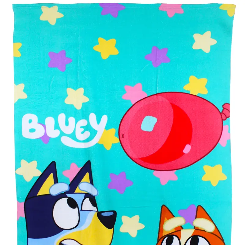 Kids Boys Girls Bluey Bingo Microfibre Beach Towel 70 x 140cm 1