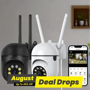 2.4GHz & 5GHz Wireless Security Camera, USB Powered 360° Surveillance Camera Security with Human Tracking & Infrared Night Vision, 24H Loop Video Security Camera, WiFi Home Monitoring Camera