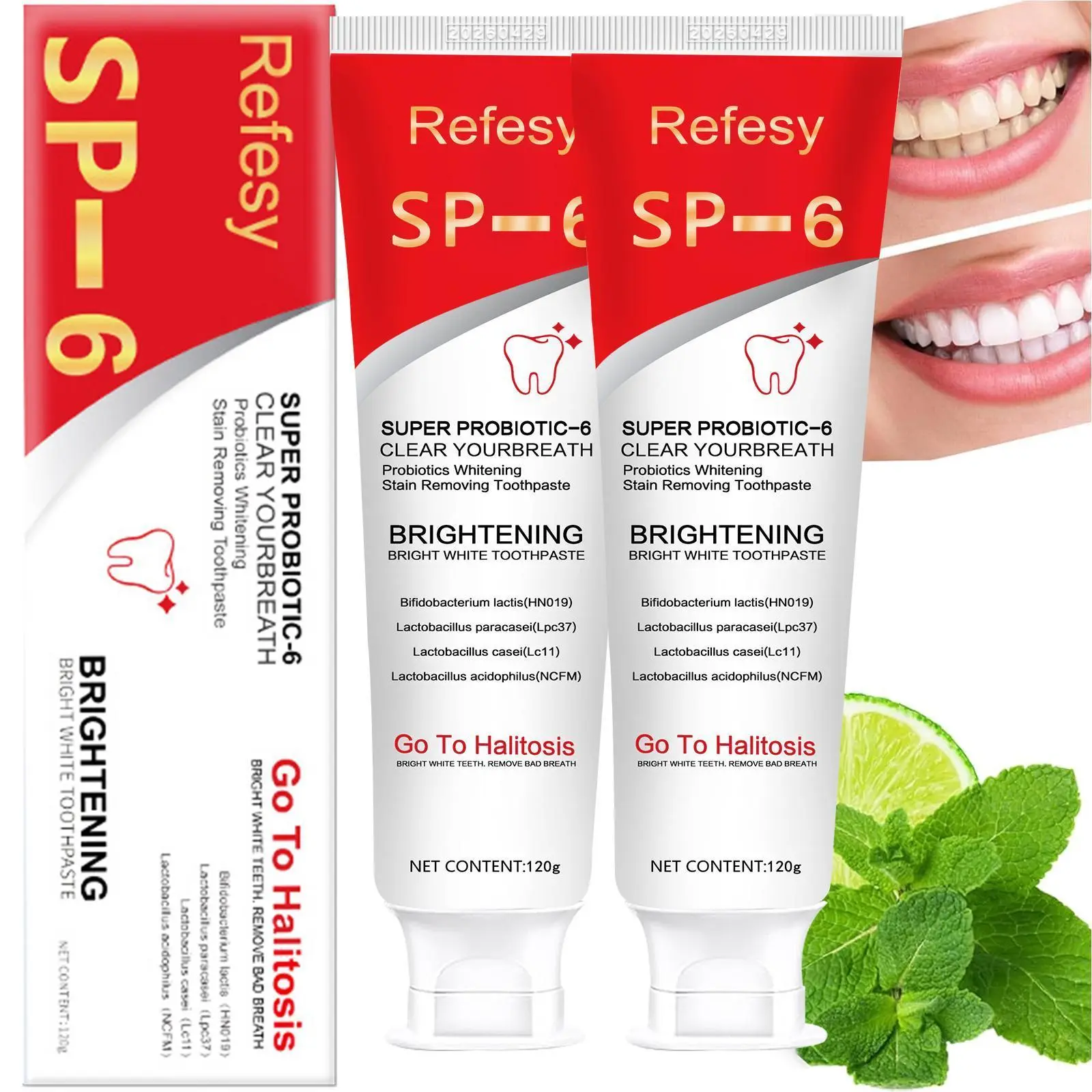 [Upgraded Version] Probiotics Bright Toothpaste, Sp 6 Toothpaste, Sp-6 Ultra Toothpaste, Ultra Toothpaste Sp-6, Sp-6 Probiotics Toothpaste, Fresh Breath