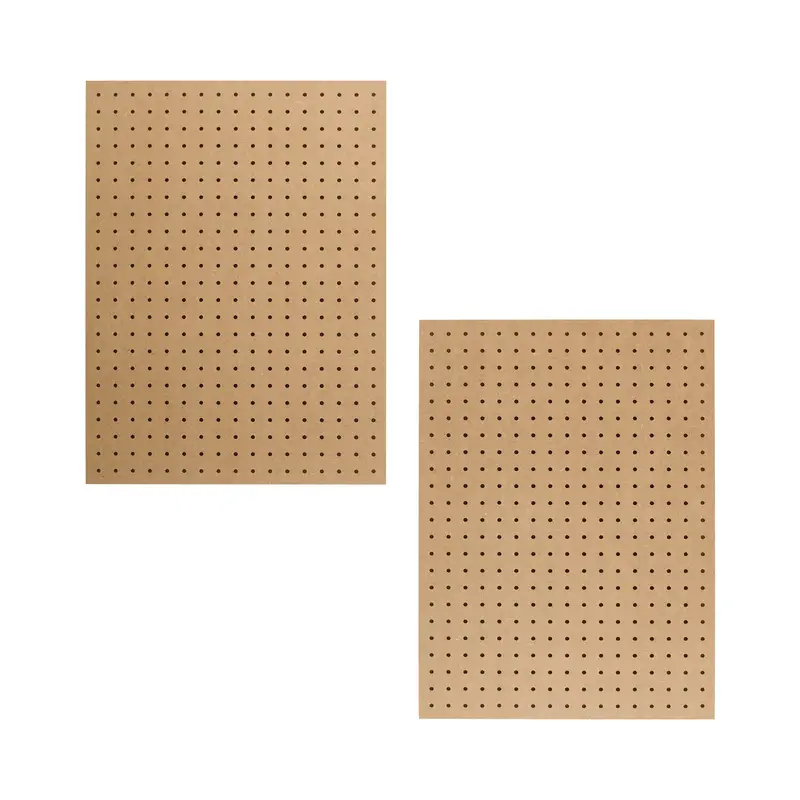 Pegboard Wooden Small Wall Mounted Home Office Retail Display 5