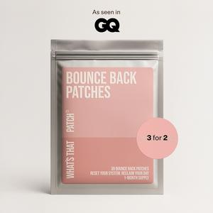 What's That Patch - BOUNCE BACK Transdermal Patches - For Work and Focus - 30-pack (1 month supply)