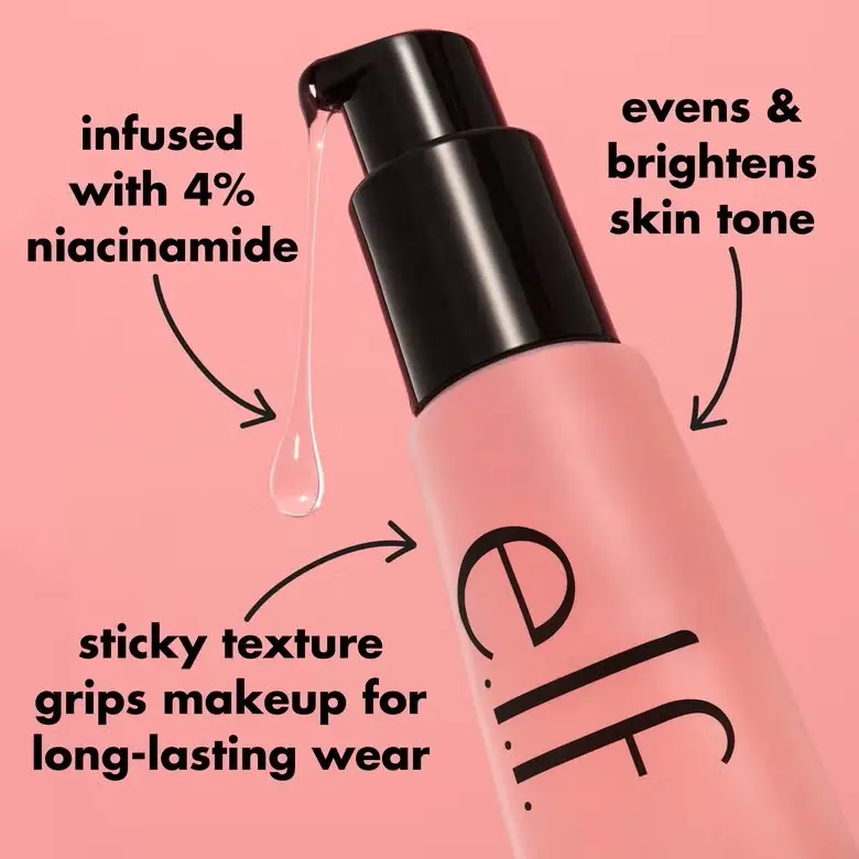 e.l.f. Power Grip Primer, Gel-Based & Hydrating Face Primer For Smoothing Skin & Gripping Makeup, Moisturizes & Primes Moisture Moisturizing 2