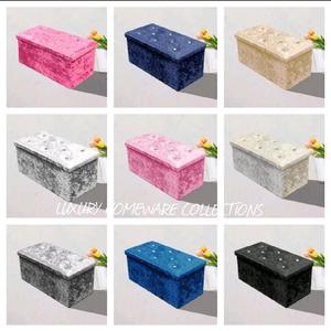 Large Size Luxury Ottoman Storage Box  76x38x38cm - Decor for Home and Office - Room, Organiser