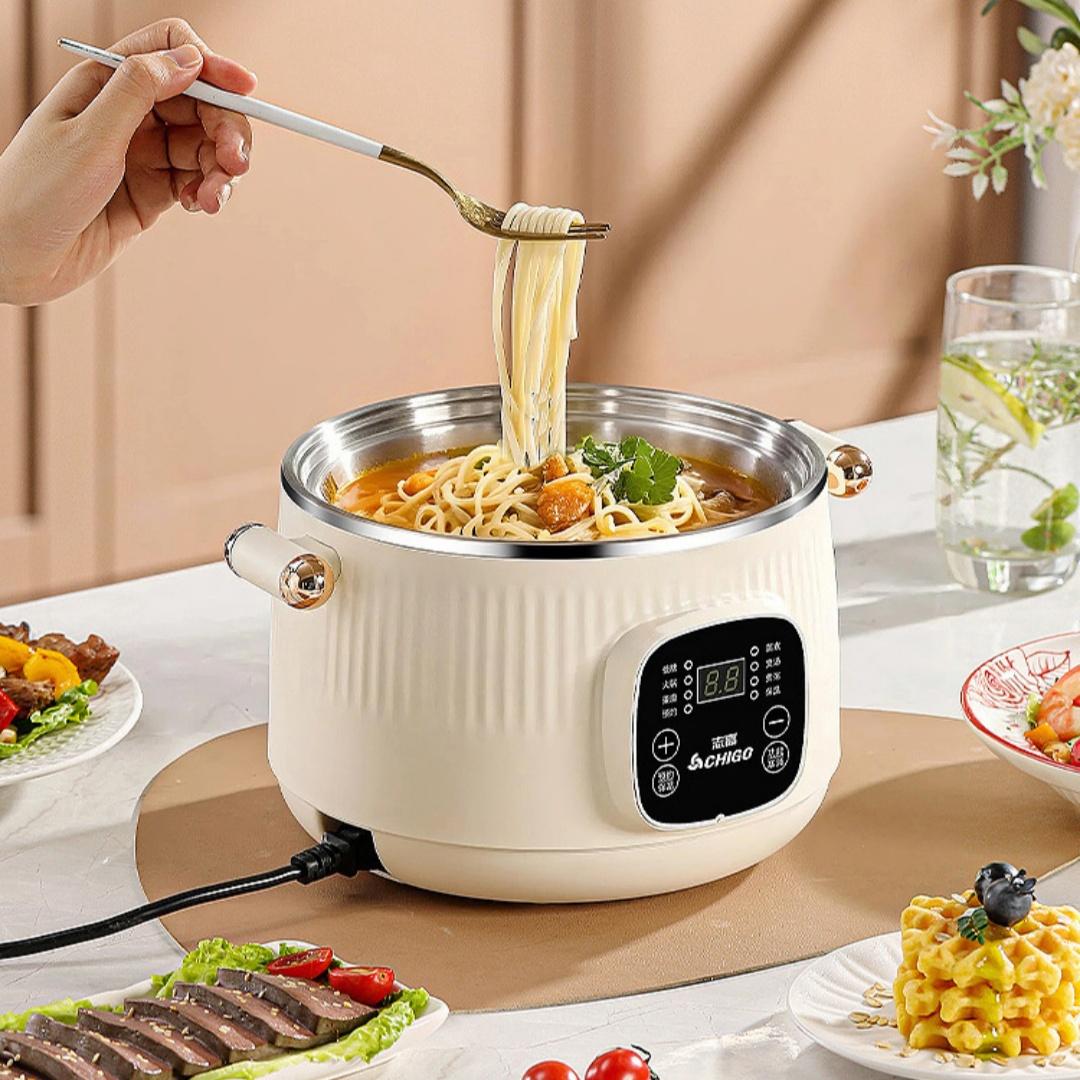 Multifunctional Stainless Steel Smart Rice Cooker With Steamer_voghion.com