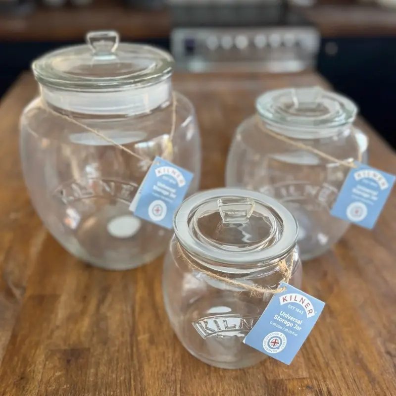 Kilner push top jars - perfect for sourdough starter