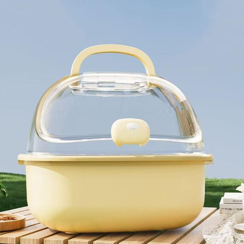 Portable Handheld Hamster Cage Sturdy Breathable Pet Carrying Box Large Space Travel Carrier Holder Pet House 7