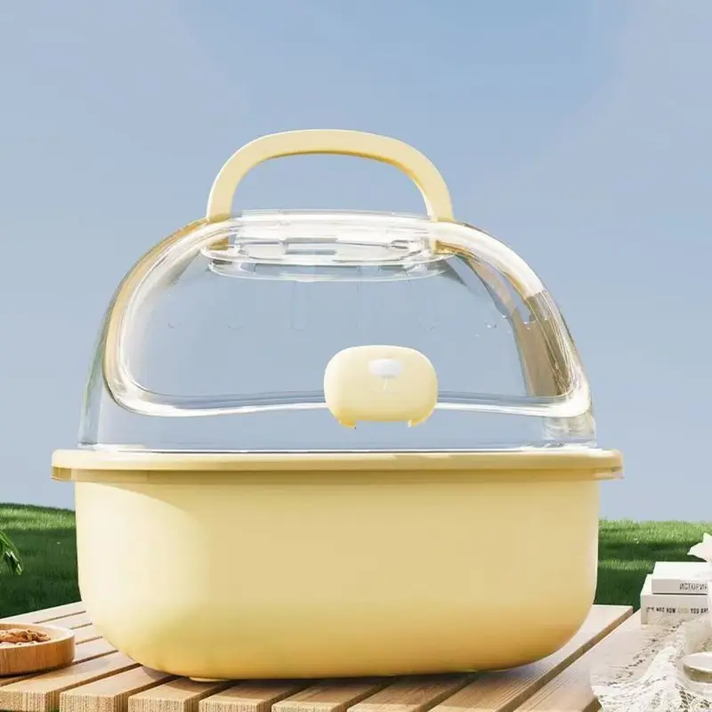Portable Handheld Hamster Cage Sturdy Breathable Pet Carrying Box Large Space Travel Carrier Holder Pet House 7