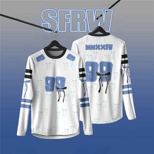 [Free Name and Number Customization Within 12 Hours] 2025 New Mesh Sports Jerseys Can Be Customized with 3D Printing Outdoor Long-sleeved Tops for Both Men and Women