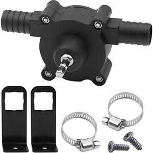 Portable Hand Drill Powered Water Pump, DC Self-priming Water Pump, Water Transfer Pump, Suitable for Home Garden Car Use