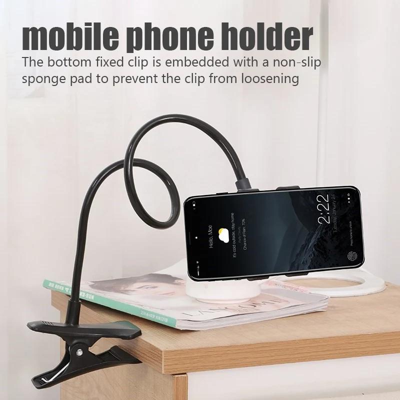 Universal Mobile Phone Holder Flexible Lazy Holder Adjustable Cell Phone Clip Home Bed Desktop Mount Bracket Smartphone Stand 1