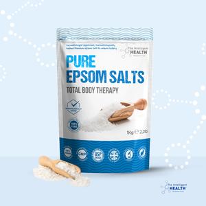 Pure Epsom Bath Salts 1kg | Pure Magnesium Sulphate for Stress Relief & Relaxation
