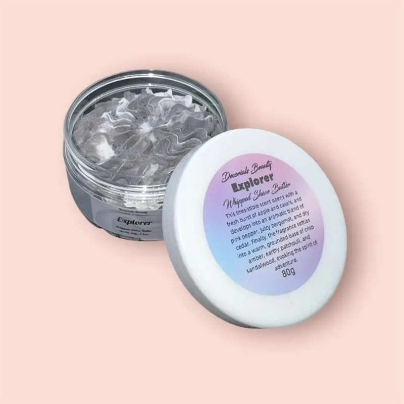 Explorer Whipped Shave Butter - skincare - shower whip - strawberry legs - ingrown hairs - razor bumps - perfect shave foaming 80g soap 0