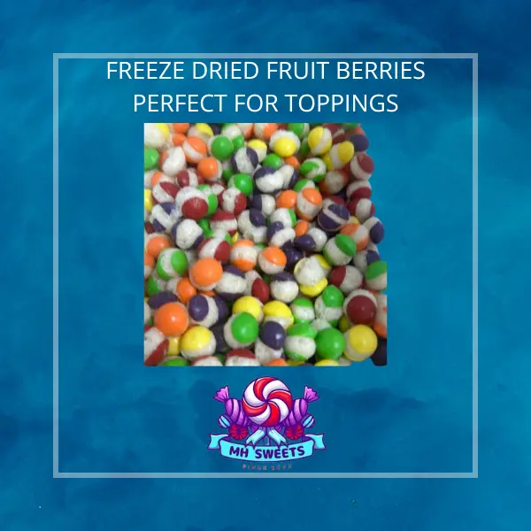 FREEZE DRIED SWEET EXPLOSION (SKITTLES) Snack Perfect For Cake Toppings