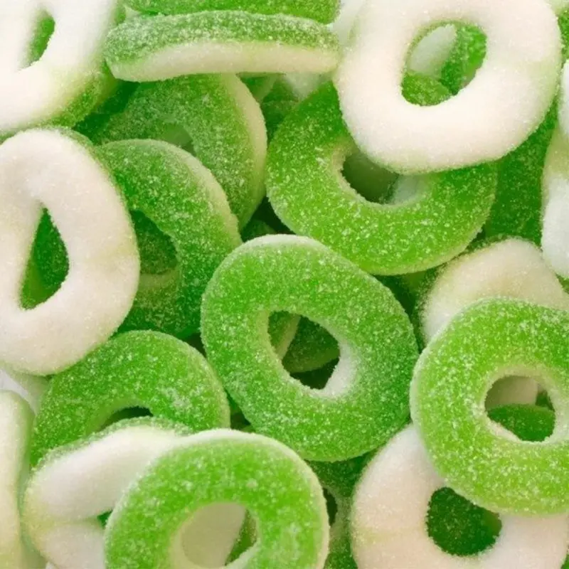 GREEN Mix - one pouch - 250g-1.5kg - CANDY Snack Bonbon Sweet Jelly Apple Fish Milk 4