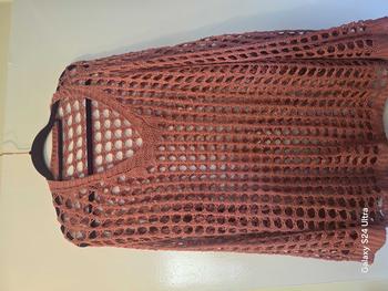 Product Review of Women's Plain Hollow Out Sweater, Casual   Long Sleeve Jumper for Summer, Fashion Women's Knitwear for Daily Wear from s**3 0