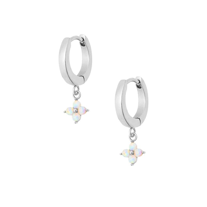 Milos Opal Hoop Earrings 4