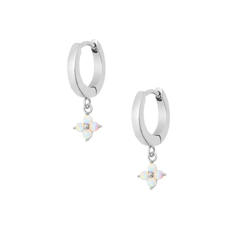 Milos Opal Hoop Earrings 4