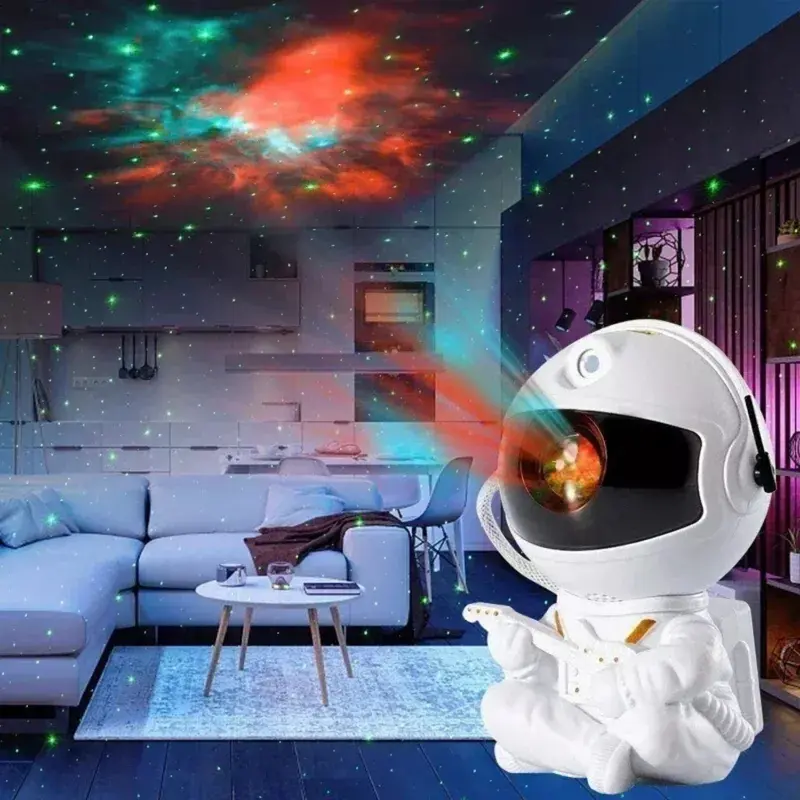 Astronaut Projector Galaxy Starry Sky Night Light Nebula Space LED Lamp W/Remote-Indoor Lighting 5