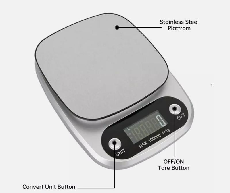 10KG Kitchen Scales Digital Electronic LCD Cooking Baking Food Weighing Scale UK 3