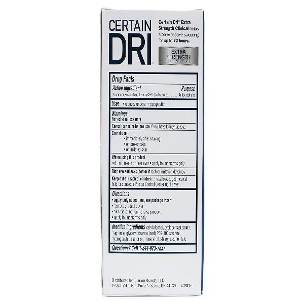 Certain Dri Antiperspirant Solid for Excessive Perspiration-1.7 oz 3