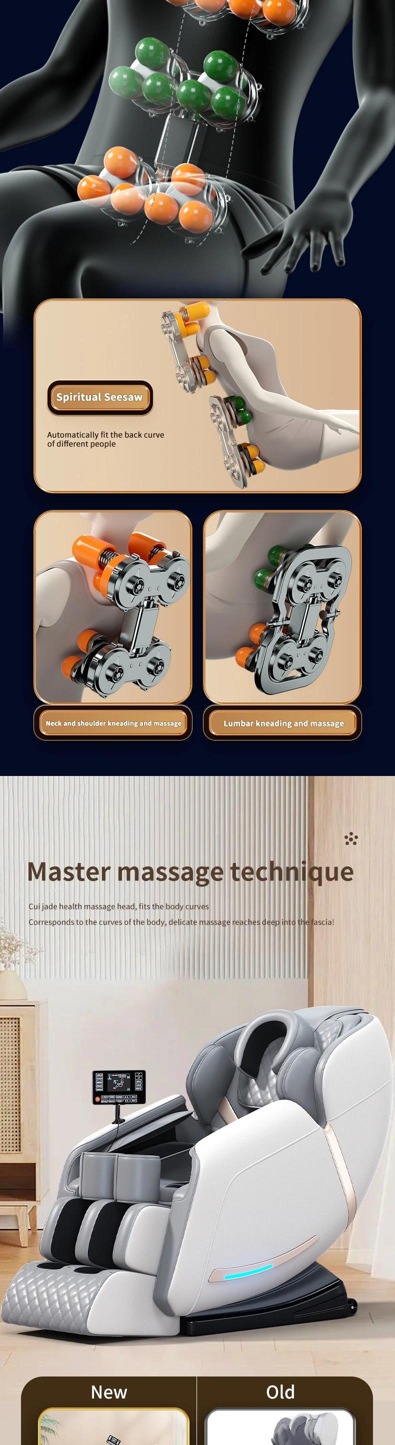 Product Introduction of Relax 4D Zero Gravity Electric Massager Recliner Full Body Machine Shiatsu Luxury Massage Chair Comfort massager hip green massage devices ems  foot  massager 1