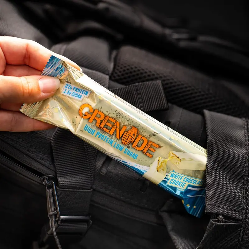 Grenade High Protein, Low Sugar Bar - White Chocolate Cookie, 12 x 60 g 1