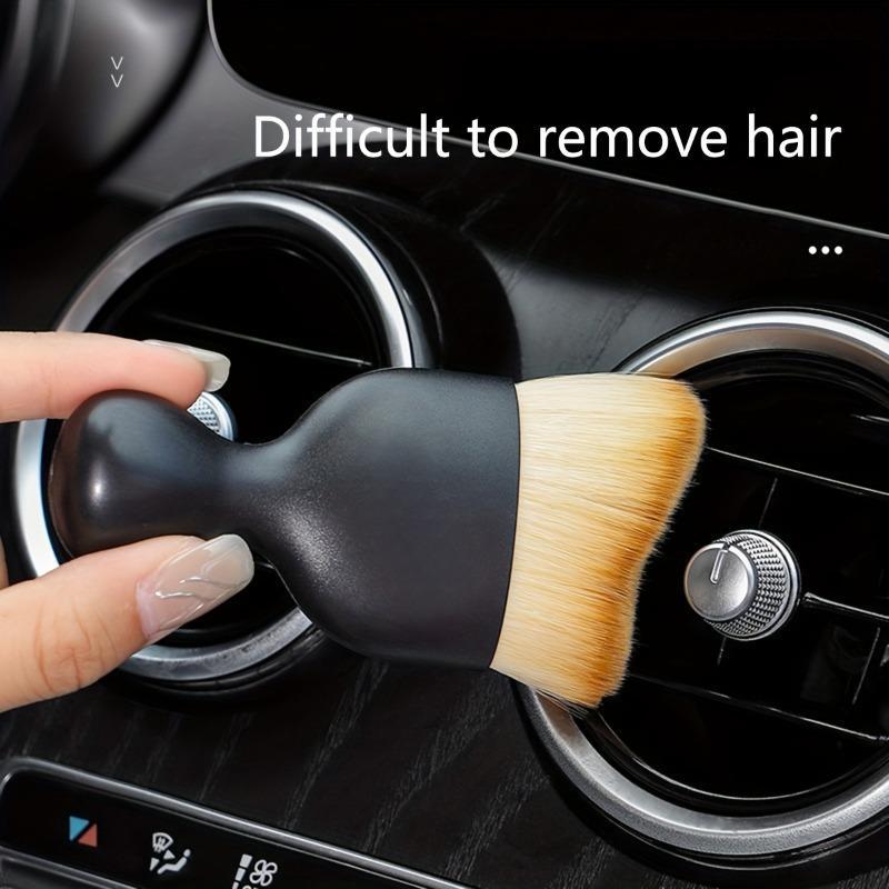 Product Introduction of 1pc Car Interior Cleaning Brush, Compact Soft Bristle Brush, Car Seat Center Console Gap Interior Dust Removal Artifact, Car Interior Air Conditioner Air Outlet Cleaning Brush, Car Accessories, Men Gift 3